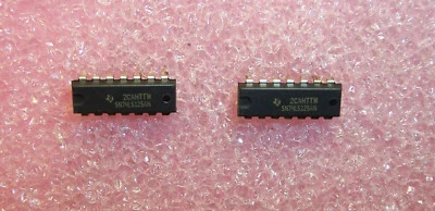 QTY (25) SN74LS125AN TI 14 PIN DIP 3-STATE BUS BUFFER  NOS 1 TUBE - Image 1 of 2