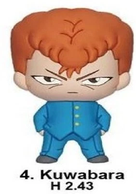 Ghost Files Yu Yu Hakusho Figura 3D Bolsa Clip Sellado Bolsas Ciegas (Kuwabara) Foto 1 de 2