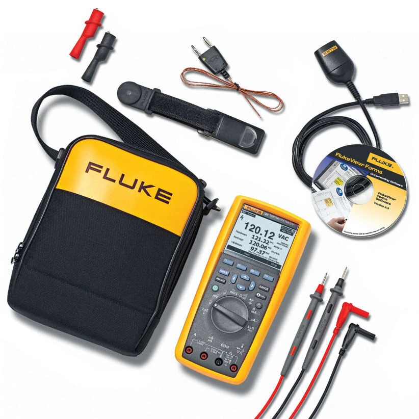 Fluke 289/FVF/EUR Digital-Multimeter-ComboKit - Gelb