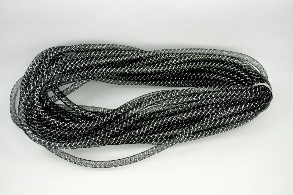 8MM Deco Mesh Tubing Flexible CYBERLOX Tube Party & Wedding Decor 15 Yards - Image 1 of 1