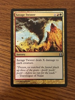 Savage Twister | MTG CMD | Gruul X-Spell Board Wipe Sweeper. M1 - Image 1 of 3