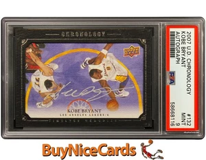 2007 Kobe Bryant Upper Deck Chronology Timless Memories Auto /99 # 132 PSA 9 Mt - Picture 1 of 4
