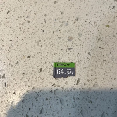 PNY - 64GB Elite Class 10 U1 micro SDXC Flash Memory Card  - Image 1 of 3