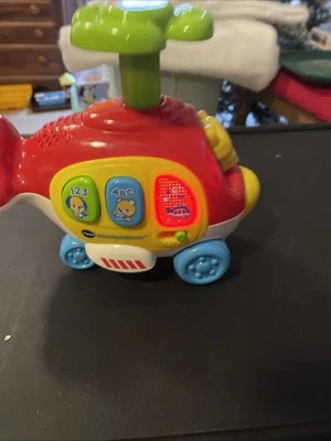 Vtech Spin & Go Helicopter LOOKS AND WORKS GREAT - Image 1 of 4