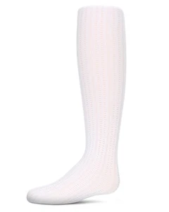 Girls' Railroad Flip Stitch Semi Opaque Nylon Tights - Picture 1 of 8