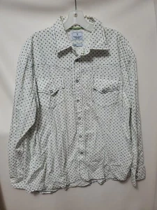 Marc Ecko Shirt Mens  XL  Long Sleeve Cotton Vintage ME- 1972 Snap Button  - Picture 1 of 7