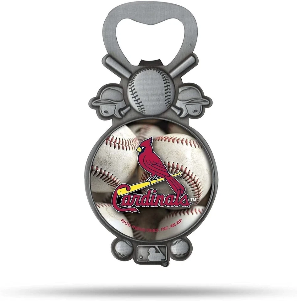 St Louis Cardinals Bottle Opener Magnet Metal Pewter - Изображение 1 из 1