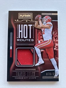 Travis Kelce 2018/299 Panini Playbook Hot Routes Relics HR-22, - Imagen 1 de 3