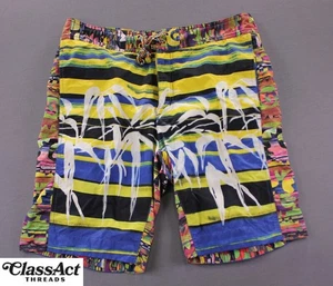 Robert Graham Swim Trunks Classic Fit Geometric Multicolor Board Shorts Sz 32 - Picture 1 of 11