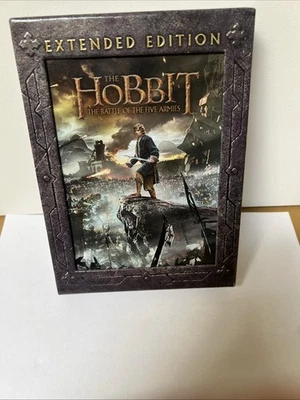 The Hobbit Battle of the Five Armies DVD 2015 5-Disc Set Extended Edition - Image 1 of 3