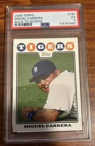 2008 Topps Back to School #TB1 Miguel Cabrera Detroit Tigers PSA 5 #114767460 - Picture 1 of 2
