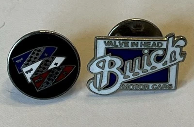 2 pasadores de solapa Buick Motor Car Tri Shield para sombrero Foto 1 de 2