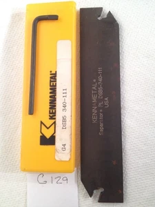 1 NUOVA LAMA PER SCANALATURA/DI SEPARAZIONE KENNAMETAL G4 DSB5 340-111 MADE IN GERMANY (G129) - Foto 1 di 4