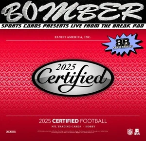 New York Jets 2025 Panini Certified Football Hobby 4-Box Break 1 - Picture 1 of 1