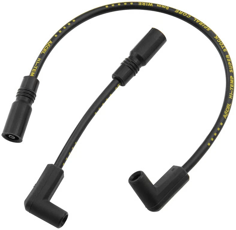 Accel S/S Ferro-Spiral Core Spark Plug Wire - Black Motorcycle Street 171097-K - Image 1 of 4