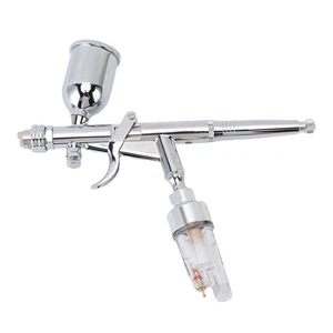 Double Action Gravity Feed Airbrush Set Practical Elegant Painting Airbrush Set - Picture 1 of 12