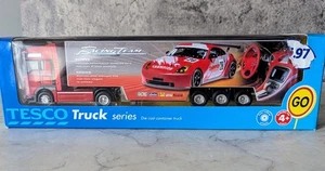 Tesco MAN Racing Team Car Transporter Truck Boxed  - Picture 1 of 12