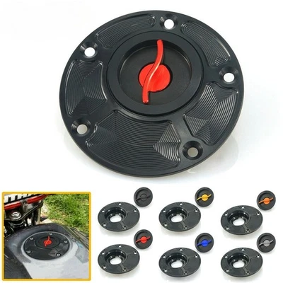 Tapa de gas combustible CNC sin llave para YZF MT09 MT07 MT10 MT03 R3 R25 FZ1 FZ6 cubierta de tanque Foto 1 de 4