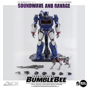 Threezero Transformers BUMBLEBEE DLX SOUNDWAVE AND RAVAGE Collectible Figure - Picture 1 of 24