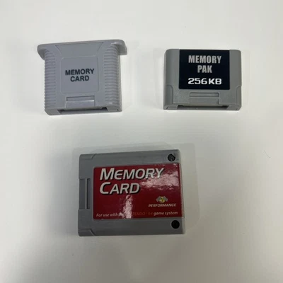 Nintendo 64 N64 Memory Card Controller Pak Bundle - Image 1 of 4