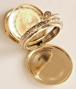 0er Jahre Gold-Filled Full-Hunter Taschenuhr Gehäuse • Radpunze • Wadsworth? - AZ9 - Bild 1 von 8