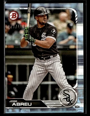 2019 Bowman Jose Abreu #55 Sky Blue - Image 1 of 2