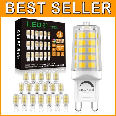 Dimmable G9 LED Bulb 18-Pack - 4000K Natural White - Image 1 of 4