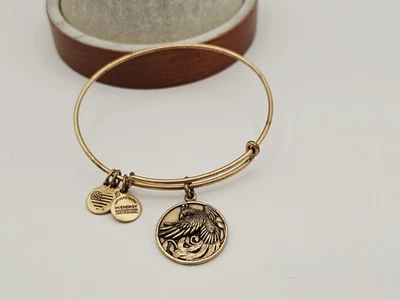 Alex & Ani " Phoenix Renacimiento Oro Dije ❤️ Brazalete Pulsera ✨️ Foto 1 de 4