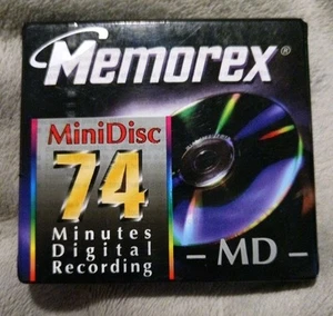 BRAND NEW FACTORY SEALED MEMOREX BLANK RECORDABLE MINI DISC 74 MINUTES DIGITAL - Picture 1 of 2