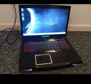 Alienware M17X R4 Laptop I7-3610QM 16GB Ram 256GB SSD Windows 11 25H2 17.3" HD - Picture 1 of 21