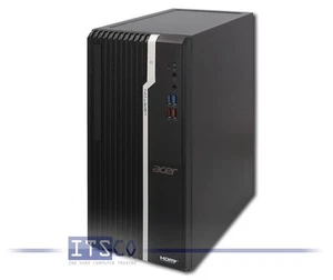 PC ACER VERITON S2660G CORE i5-9400 8GB RAM 256GB SSD OHNE ODD TOWER WIN 11 PRO - Afbeelding 1 van 4