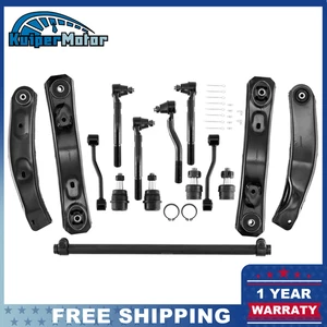 15X Suspension Control Arms&Tie Rod Sway Bar For 1999-04 Jeep Grand Cherokee - Imagen 1 de 14