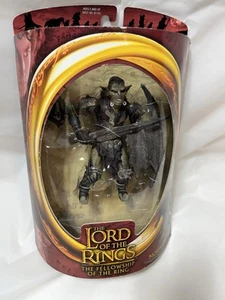 2002 Lord of the Rings Moria Orc The Fellowship of the Ring Action Figure NIB - Picture 1 of 12