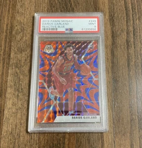 Darius Garland 2019 Panini Mosaic REACTIVE BLUE 249 PSA 9 RC Rookie Cavs NBA - Bild 1 von 2