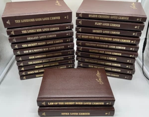 Louis L’Amour Collection Leatherette Books Lot of 22 (35) - Bild 1 von 7