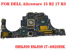 FOR DELL Alienware 15 R2 17 R3 Laptop Motherboard H6J09 i7-6820HK 100% Test Work