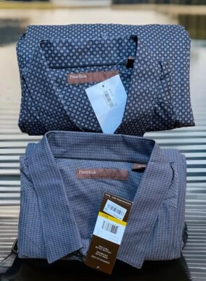 (2) Perry Ellis Men's Shirt 4XLT Long Sleeve Button Down NEW NWT $79.50 Dress - Image 1 of 4