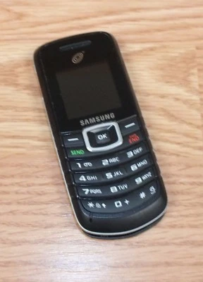 Samsung (SGH T105G) Black TracFone GSM TFT LCD PrePaid Cellular Phone ONLY  - Image 1 of 3