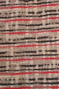 Vintage Mid Century Woven Wool Coverlet Bedspread Twin 72x104 - Picture 1 of 6