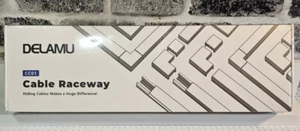 Delamu CC01 Cable Raceway/ Management Kit (Up to 158 in with connectors) Black - Picture 1 of 9