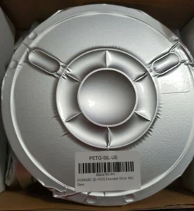 DURAMIC 3D Silver PETG Printer Filament 1.75mm 3D Printing Filament with Build.. - Picture 1 of 5