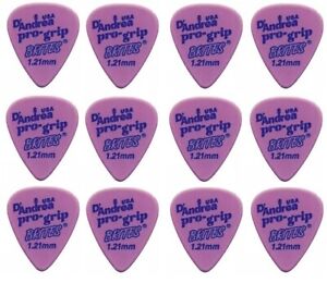 12 choix de guitare D'andrea Pro-Grip BRITES violet 1,21 mm