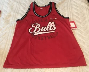 Chicago Bulls Womens Mesh Basketball Jersey Red NBA NWT - Picture 1 of 4