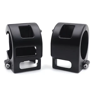 Cubierta de carcasa de interruptor negra para Yamaha V-Star XVS 650 Classic Kawasaki Vulcan 160 - Imagen 1 de 7