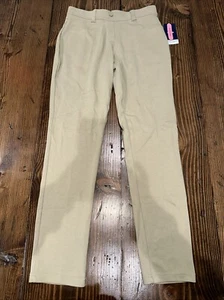IZOD Girls Side 16 Regular Approved Schoolwear Jegging Pants Khaki - Picture 1 of 9