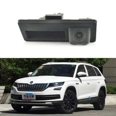 Car Trunk Handle + CCD Rearview Camera Backup Parking for 2017 2018 Skoda Kodiaq - Image 1 of 4