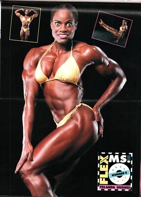Flex Magazine 09/1993 Lenda Murray Poster Tonya Knight Women’s Physique Divas - Image 1 of 4