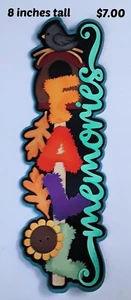 FALL MEMORIES TITLE scrapbook paper piecing premade 3D die cut Rhonda - Picture 1 of 1