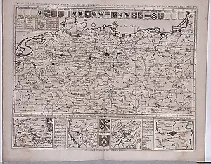 Alte Karte, Schloss, Neue Karte der verschiedenen Staaten des preußischen Königs - Bild 1 von 1