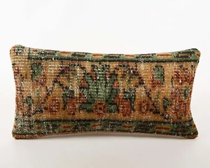 Throw Pillow Cover Case Antique Oriental Turkish Carpet Pattern Cushion Cover - Picture 1 of 6